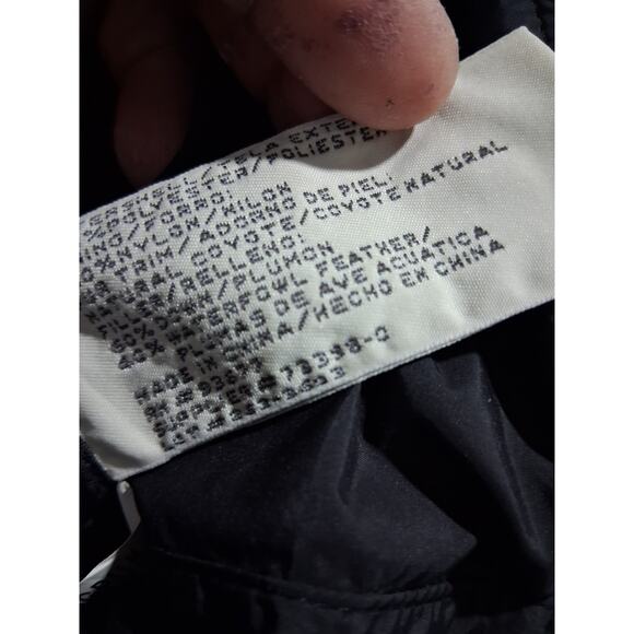 St. John's Bay Down Puffer Women's size Large Gorpcore Outwear Hooded jacket - Picture 5 of 9